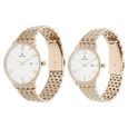 Titan Bandhan Rose Gold Dial Analog with Date Stainless Steel Strap watch for Couple - image number 2