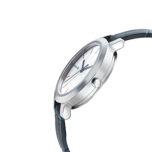 Sonata Quartz Analog Silver Dial Leather Strap Watch for Women - image number 2