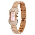 Titan Raga Glimmers Quartz Analog Pink Mother Of Pearl Dial Rose Gold Metal Strap Watch For Women - image number 4
