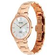 Titan Edge Metal Ladies Allure Quartz Analog Mother Of Pearl Dial Rose Gold Stainless Steel Strap Watch For Women - image number 3