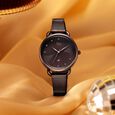 Vyb Classiqu� By Fastrack Quartz Analog Brown Dial Brown Stainless Steel Strap Watch For Girls - image number 0