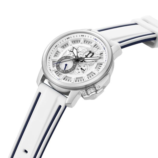Police White Dial Quartz Multifunction Watch for Men - image number 5