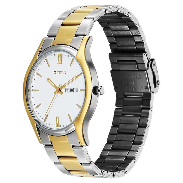 Titan Karishma Regal Classic Day-Date Men's Dress Watch - image number 2