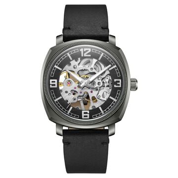 Kenneth Cole Black Dial Analog Mechanical Hand Wound Watch for Men