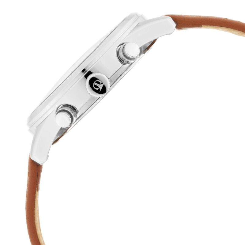 Titan Pay White Dial Quartz Multifunction Leather Strap watch for Men - image number 3