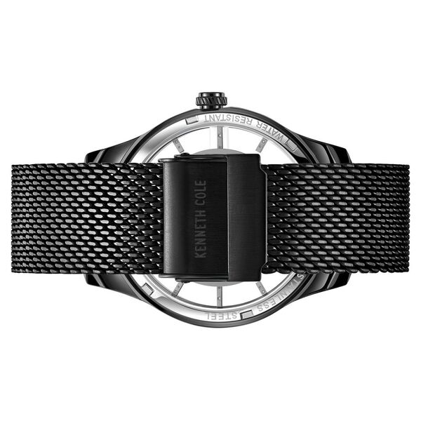 Kenneth Cole Quartz Analog Blue Dial Metal Strap Watch for Men - image number 2