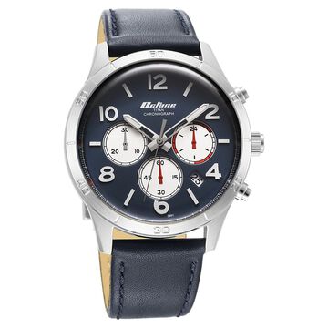 Titan Octane Classic Sporty Blue Dial Chronograph Stainless Steel Strap watch for Men