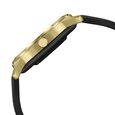 Kenneth Cole Smart Black Dial Silicone Strap Unisex Watch With Brown Strap - image number 5