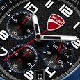 Ducati Quartz Chronograph Black Dial Blue Stainless Steel Strap Watch For Men - image number 3