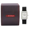 Titan Karishma Silver Dial Analog with Day and Date Leather Strap Watch for Men - image number 4
