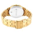 Titan Karishma Quartz Analog Champagne Round Dial Golden Stainless Steel Strap Watch For Men - image number 4