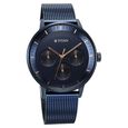 Titan Modern Classics Blue Dial Quartz Multifunction Stainless Steel Strap watch for Men - image number 1