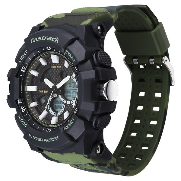 Fastrack Streetstyle Ana Digi watch with Camouflage look for Guys - image number 2