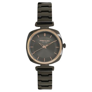 Kenneth Cole Quartz Analog Grey Dial Stainless Steel Strap Watch for Women