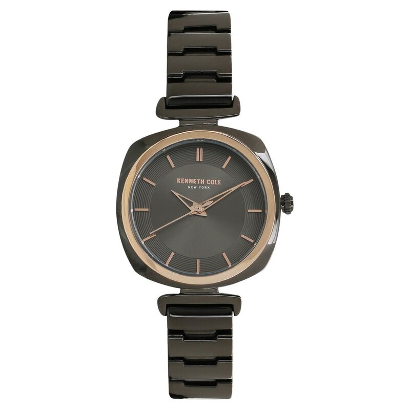Kenneth Cole Quartz Analog Grey Dial Stainless Steel Strap Watch for Women
