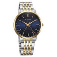 Titan Elegance Analog with Date by Hand and Blue Dial Stainless Steel Two Toned Strap Watch for Men - image number 2