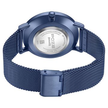 Sonata Poze Quartz Analog Blue Dial Blue Metal Strap Watch For Men