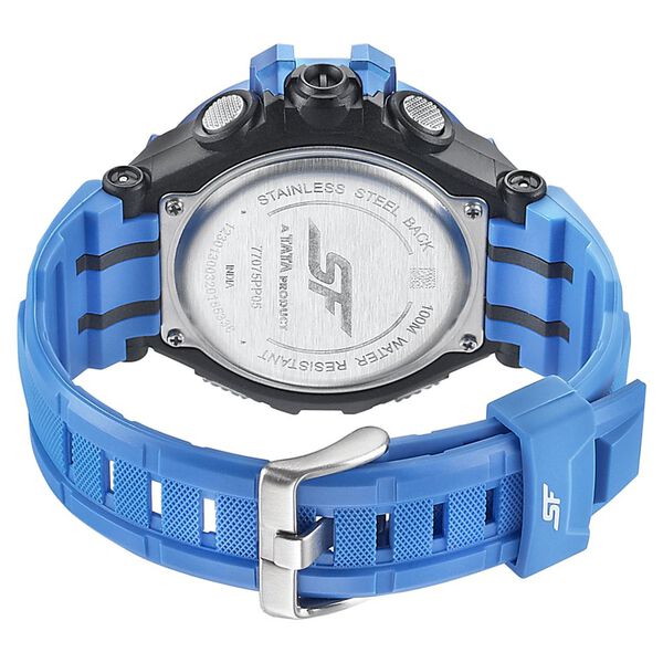 SF Digital Dial Blue PU Strap Watch for Men - image number 3