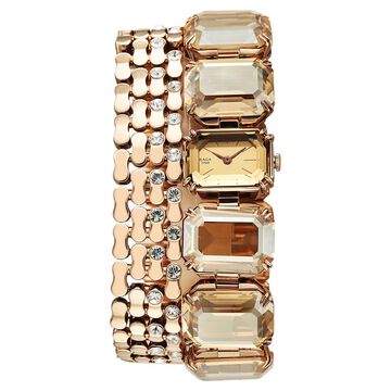 Titan Raga Cocktails Quartz Analog Blue Dial Stainless Steel Strap Watch For Women
