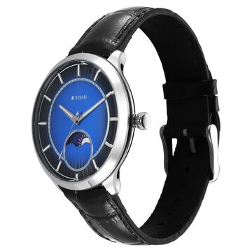 Titan Caelum Sun Moon Sub-Dial in Cobalt Blue - Stellar Edition