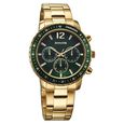 Sonata Chronos Quartz Analog with Date Brown Dial Rose Gold Colour Stainless Steel Strap Watch For Men
