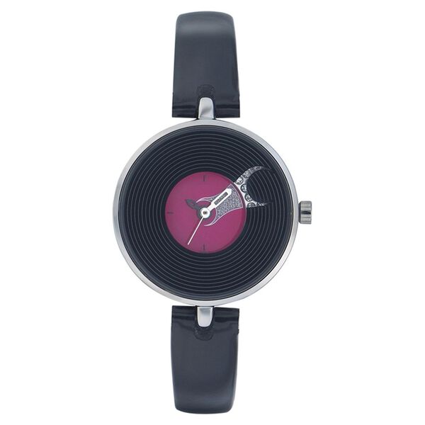 Fastrack Quartz Analog Pink Dial Leather Strap Watch for Girls - image number 0
