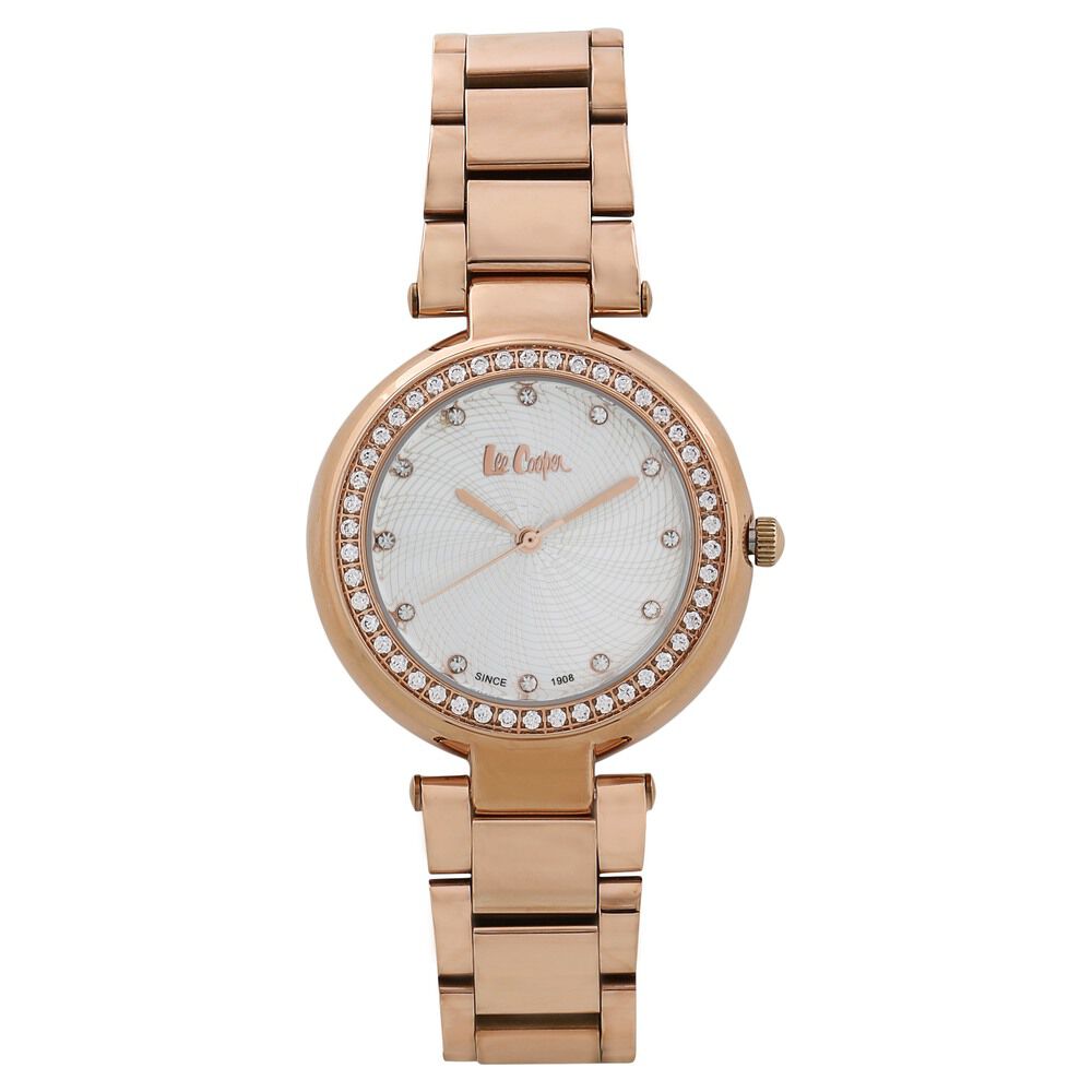 Lee cooper rose gold watch on sale