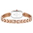 Vyb Diva By Fastrack Quartz Analog Pink Dial Rose Gold Metal With Enamel Fill Strap Watch For Girls - image number 5