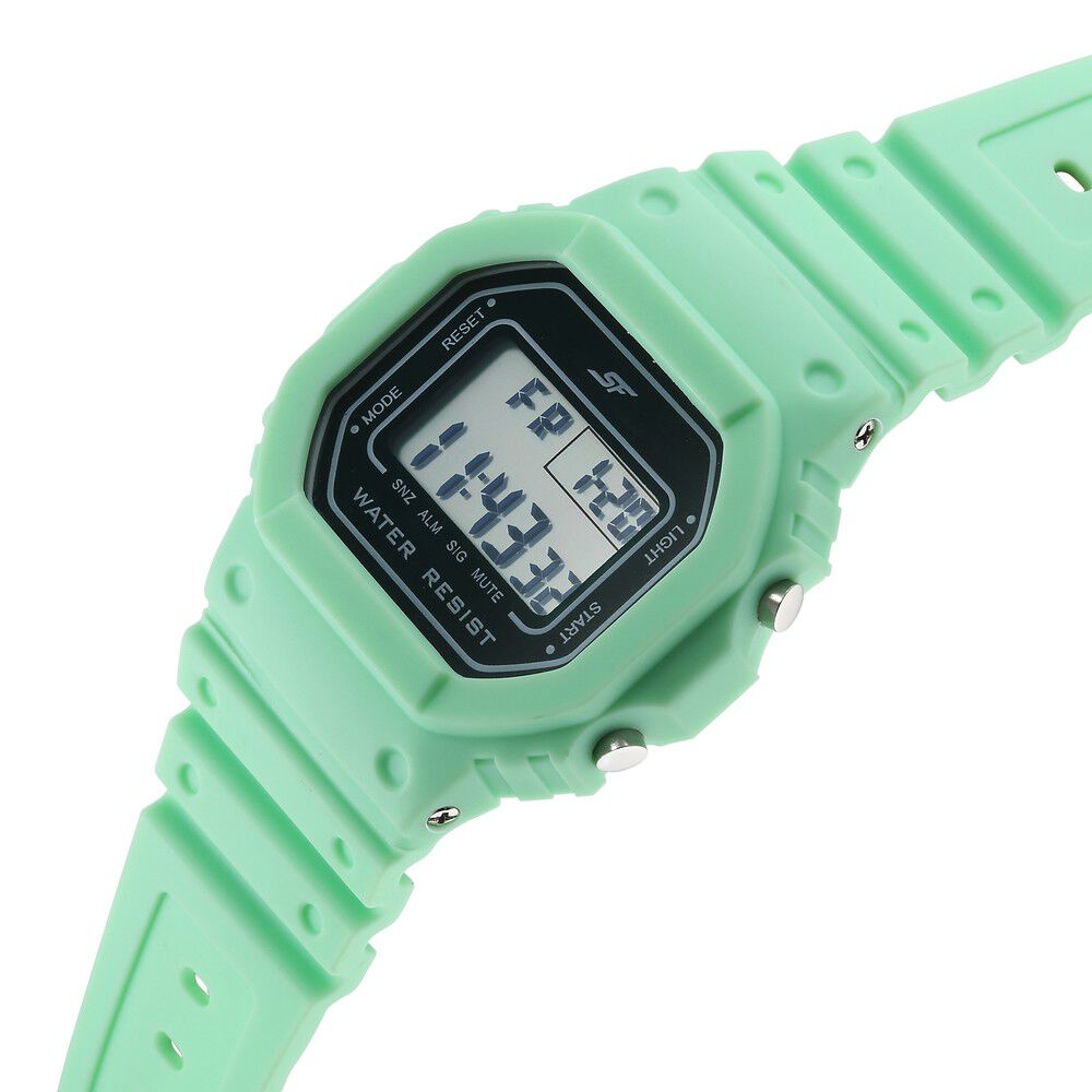 Buy Online SF Hexa Digital Dial Unisex Watch With Polyurethane