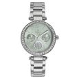 Titan Quartz Multifunction Green Dial Stainless Steel Strap Watch for Women - image number 0