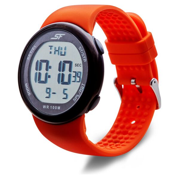 SF Digital Dial Silicone Strap Watch for Men - image number 1