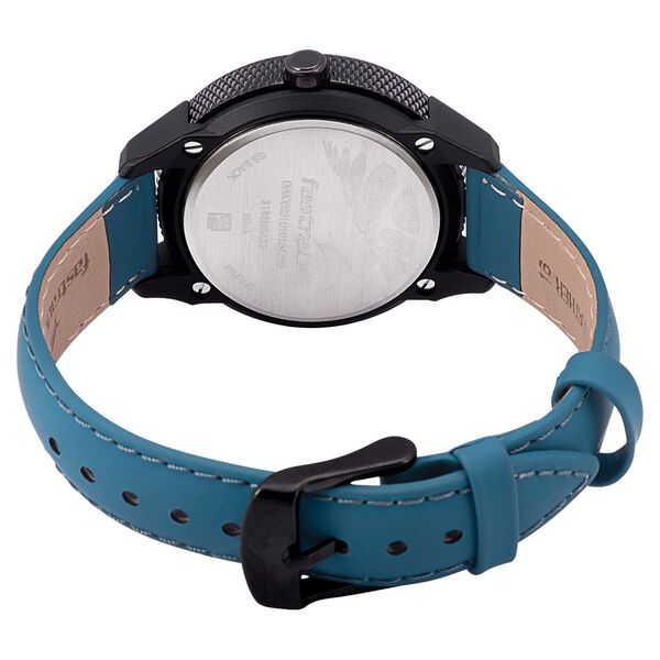 Fastrack Modular Quartz Analog Anthracite Dial Leather Strap Watch for Girls - image number 4