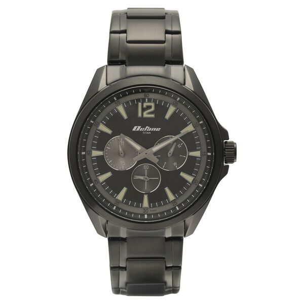 Titan Quartz Multifunction Silver Dial Stainless Steel Strap Watch for Men - image number 1