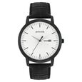 Sonata Quartz Analog with Day and Date Silver Dial Leather Strap Watch for Men - image number 0