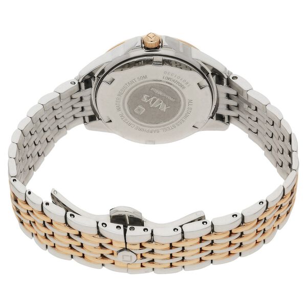 Xylys Swiss Analog Two Toned Stainless Steel Strap and Mother of Pearl Dial Watch For Women - image number 3