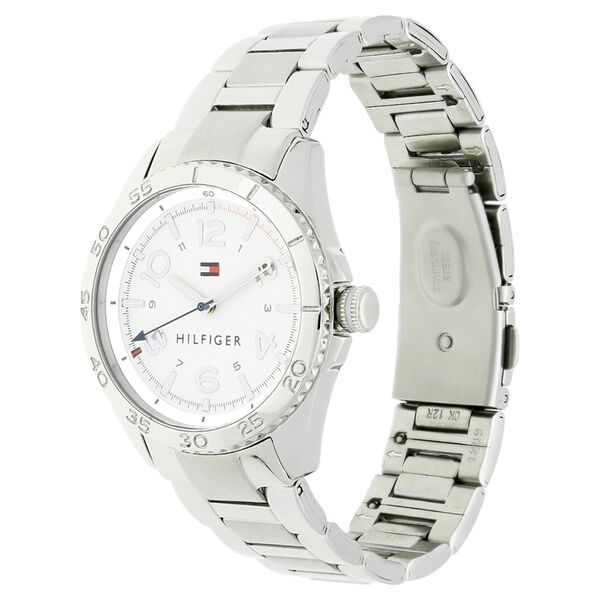 Tommy Hilfiger Quartz Analog White Dial Metal Strap Watch for Women - image number 1