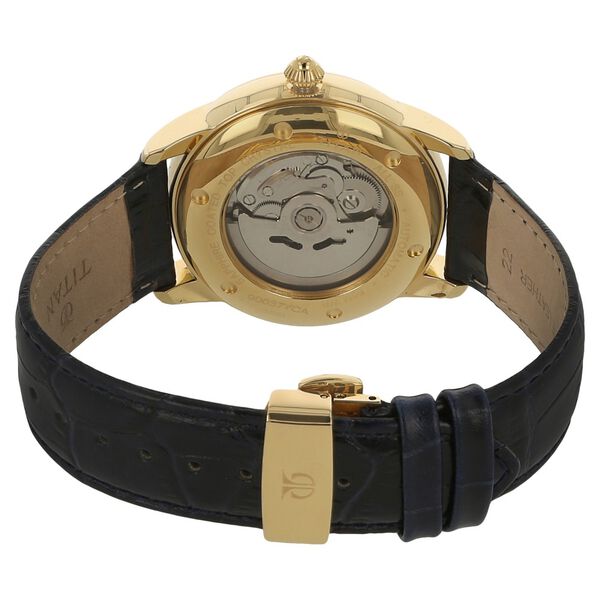 Titan Automatic White Dial Leather Strap Watch for Men - image number 3