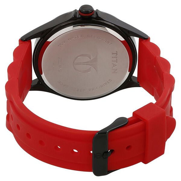 Titan Analog with Day and Date Black Dial Metal Strap watch for Men - image number 3