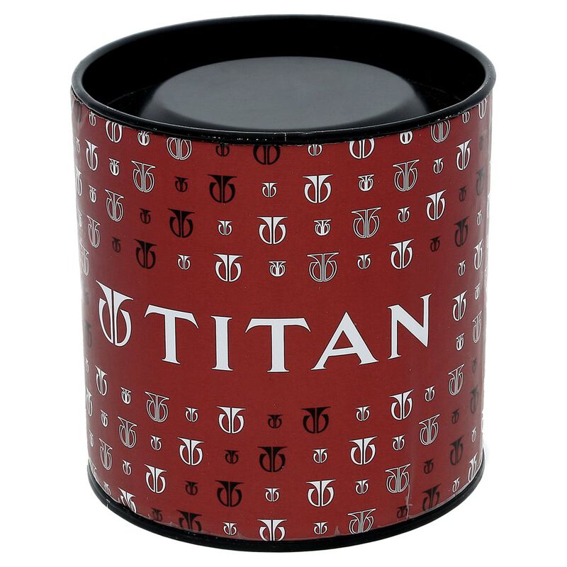 Titan Quartz Analog Champagne Dial Metal Strap Watch for Men - image number 4