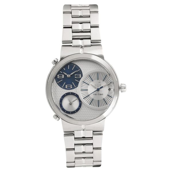 Xylys Swiss Analog Silver Stainless Steel Strap and Silver Dial Watch For Men - image number 0