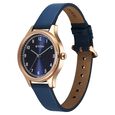 Titan Neo Quartz Analog Blue Dial Blue Leather Strap Watch For Women - image number 2
