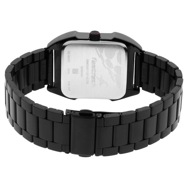Fastrack Gamify Quartz Analog with Day and Date Black Dial Metal Strap Watch for Guys - image number 4