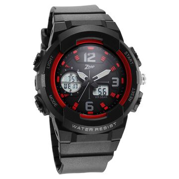 Zoop By Titan Quartz Analog Digital Black Dial Plastic Strap Watch for Kids