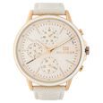 Tommy Hilfiger Quartz Analog with Day and Date Pink Dial Leather Strap Watch for Women - image number 0