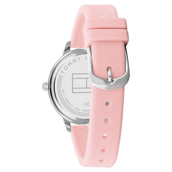 Tommy Hilfiger Quartz Analog White Dial Silicone Strap Watch for Women - image number 3