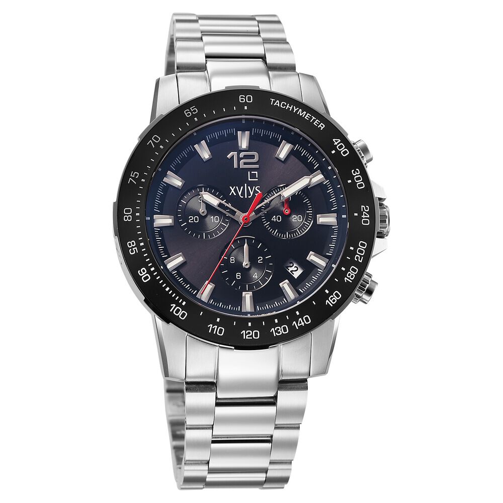 qoo様 Buy Online Xylys Swiss Quartz Black Dial Silver Stainless Steel