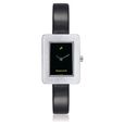 Fastrack Quartz Analog White Dial Leather Strap Watch for Girls