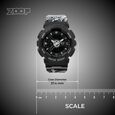 Zoop Samurai Quartz Digital Watch For Boys With Black Dial Black Polyether Strap From House Of Titan - image number 3