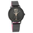 Fastrack Ruffles Quartz Analog with Date Black Dial Leather Strap Watch for Girls - image number 1