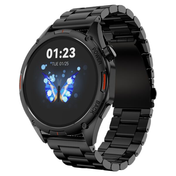 Fastrack Marvellous FX1 Unisex Smart Watch With Grey Metal Strap - image number 1